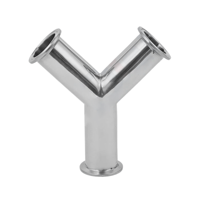Sanitary Y Tee Clamped
